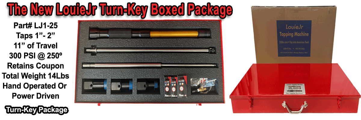 LJ1-25 Turn-Key 1 inch -2 inch Tap Package