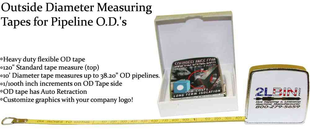 Outside Diameter Measuring Tape for Pipeline O.D.'s